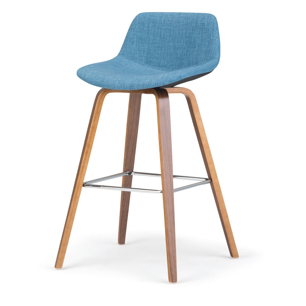 Bentwood Counter or Bar Height Stool Set of 2 with Foot Rest – Multiple Colors