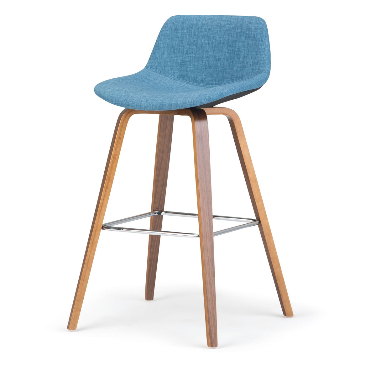 Bentwood Counter or Bar Height Stool Set of 2 with Foot Rest – Multiple Colors
