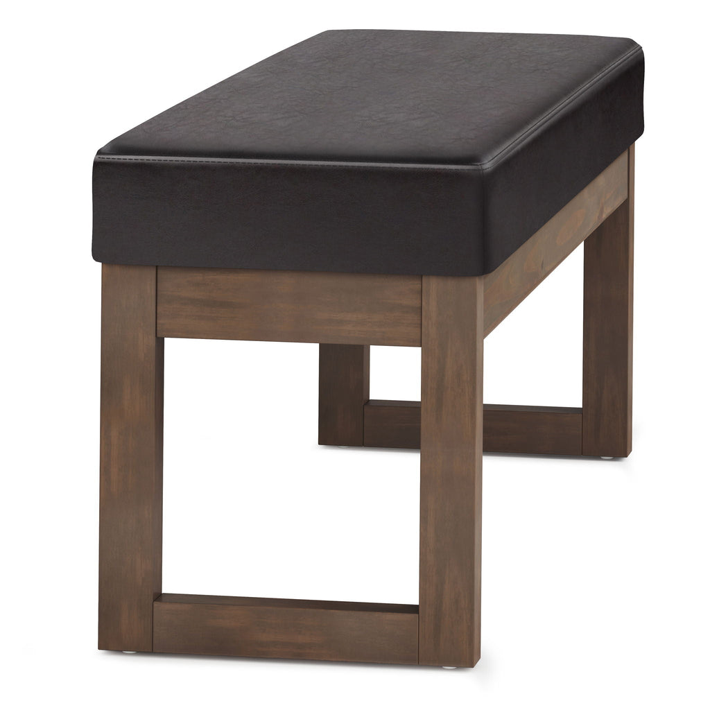 Milltown Upholstered Ottoman Bench with Versatile Design - Multiple Colors