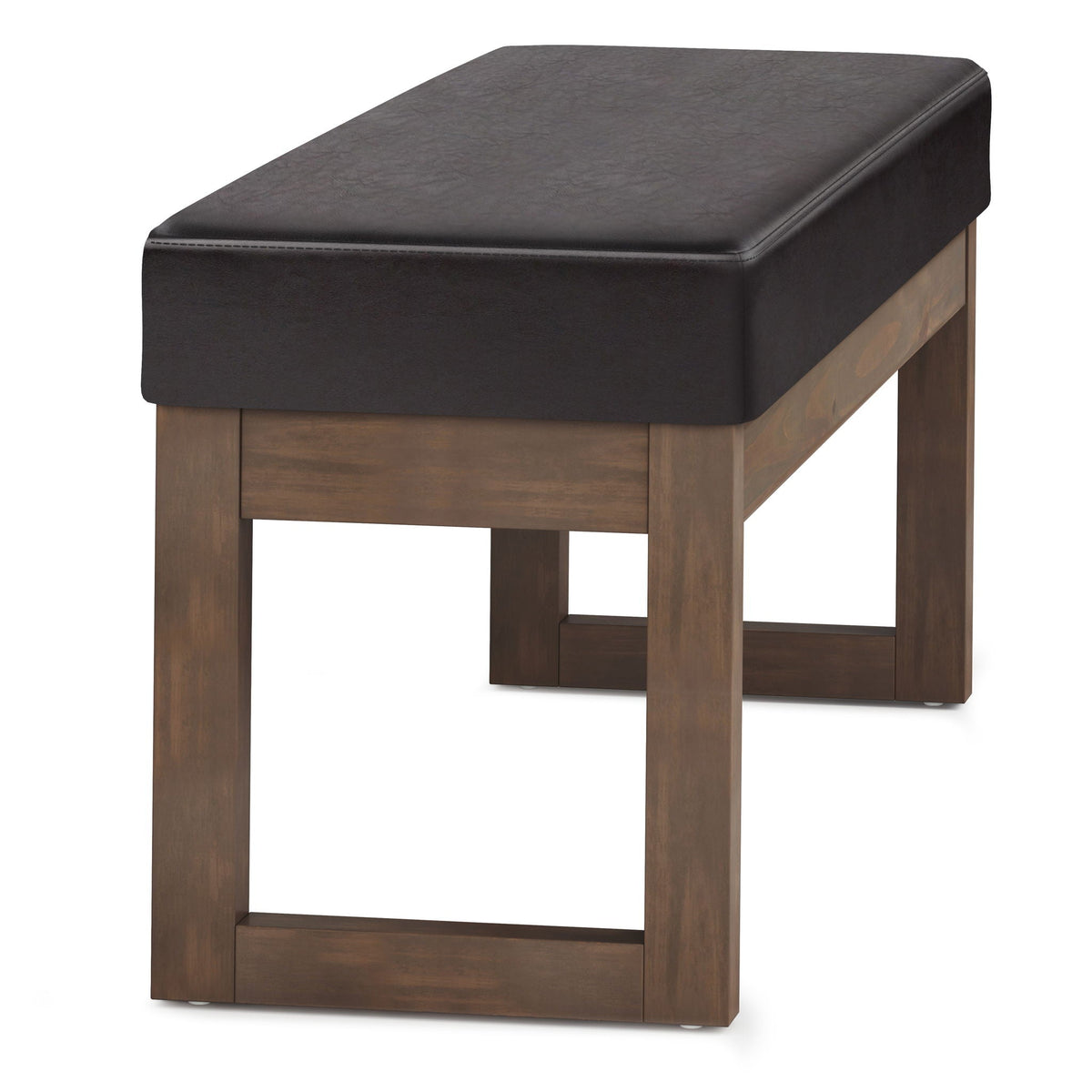 Milltown Upholstered Ottoman Bench with Versatile Design - Multiple Colors