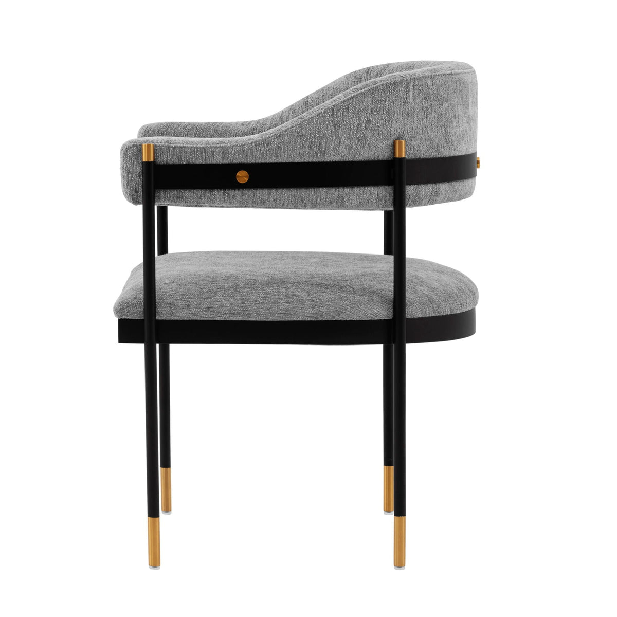 Fully Upholstered Arm Chair with Floating Back - Multiple Colors