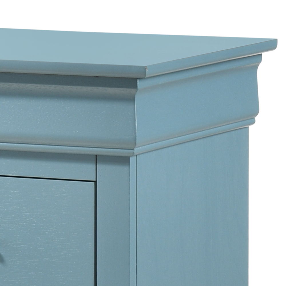 Traditional Style Design Nightstand with Classic Accent - Multiple Colors