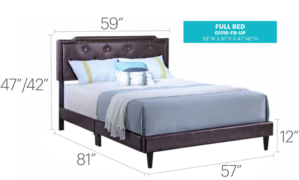 Button Tufted Upholstered Bed with Charming Design - Multiple Colors