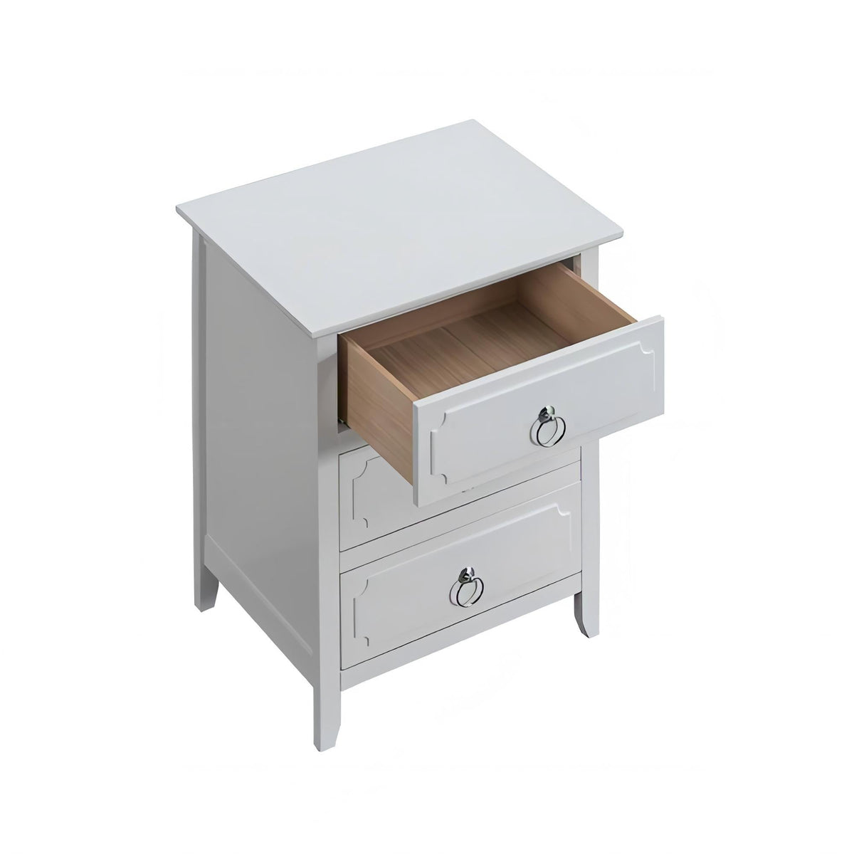 Daniel - 3 Drawer Nightstand - White