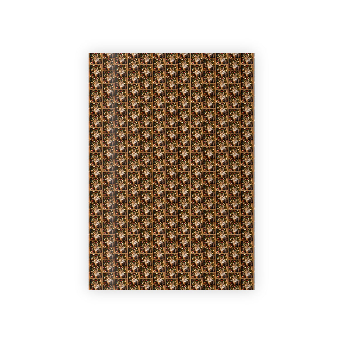 Meowy Christmas Gift Wrapping Paper Rolls, 1pc