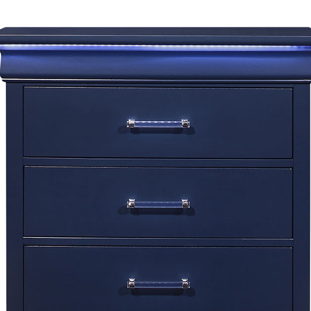 Charlston Dresser with LED Lighting - White or Blue