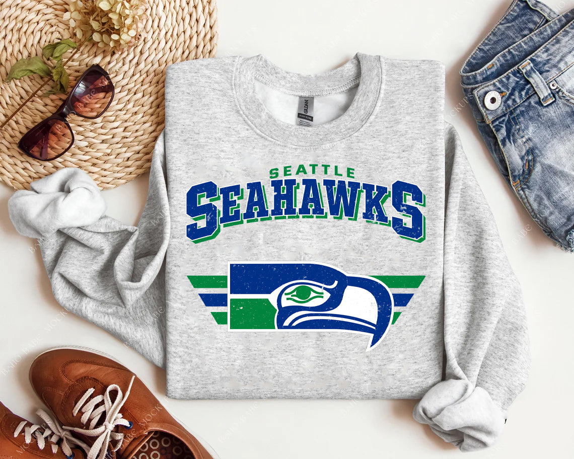 Vintage Team Seahawks Graphic Tee