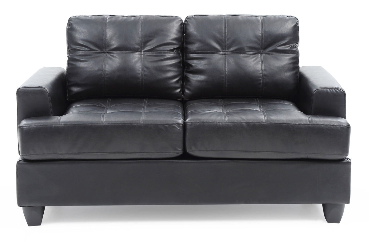 Stylish Transitional Loveseat For Two
