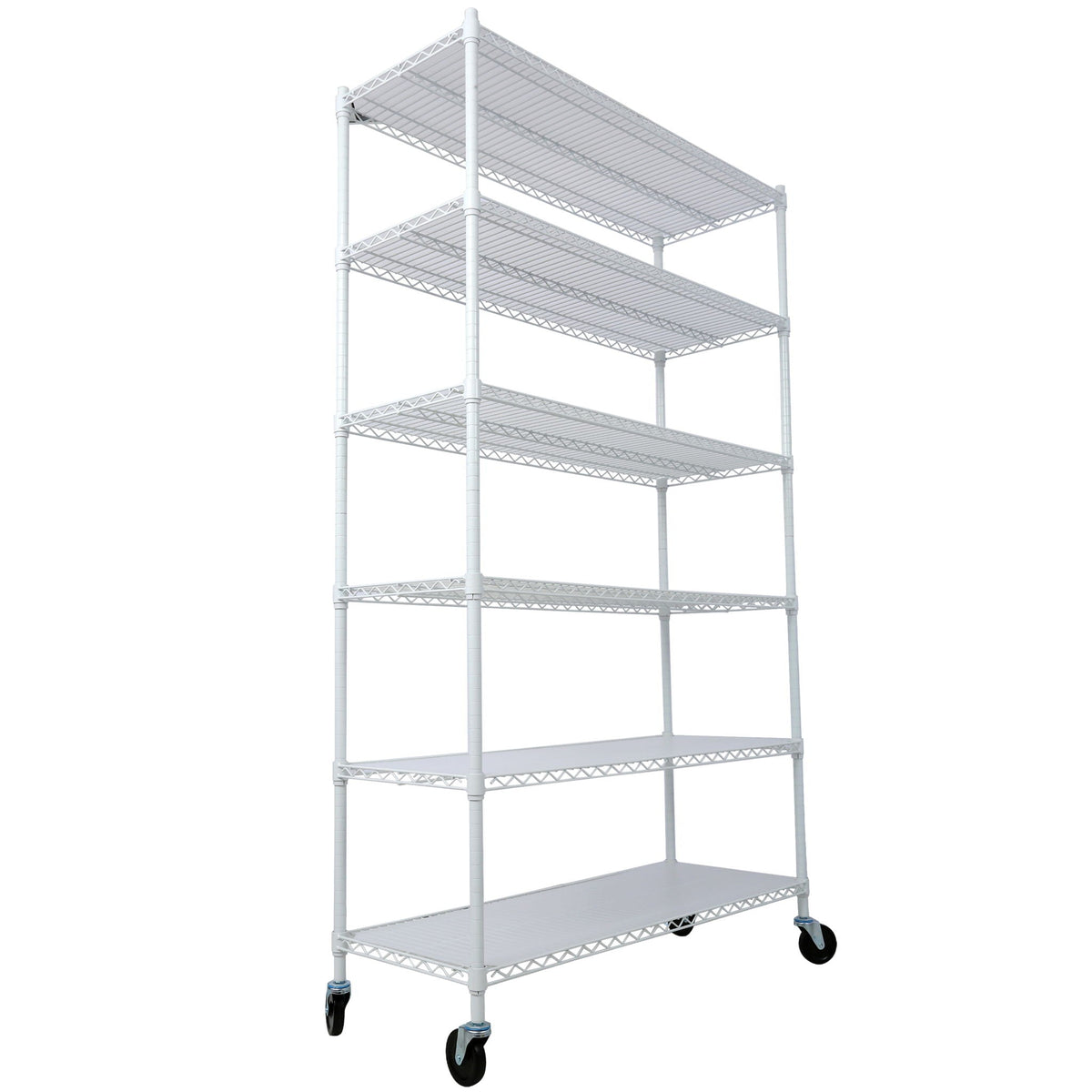 6 Tier Heavy Duty Metal Shelf Wire Shelving Unit