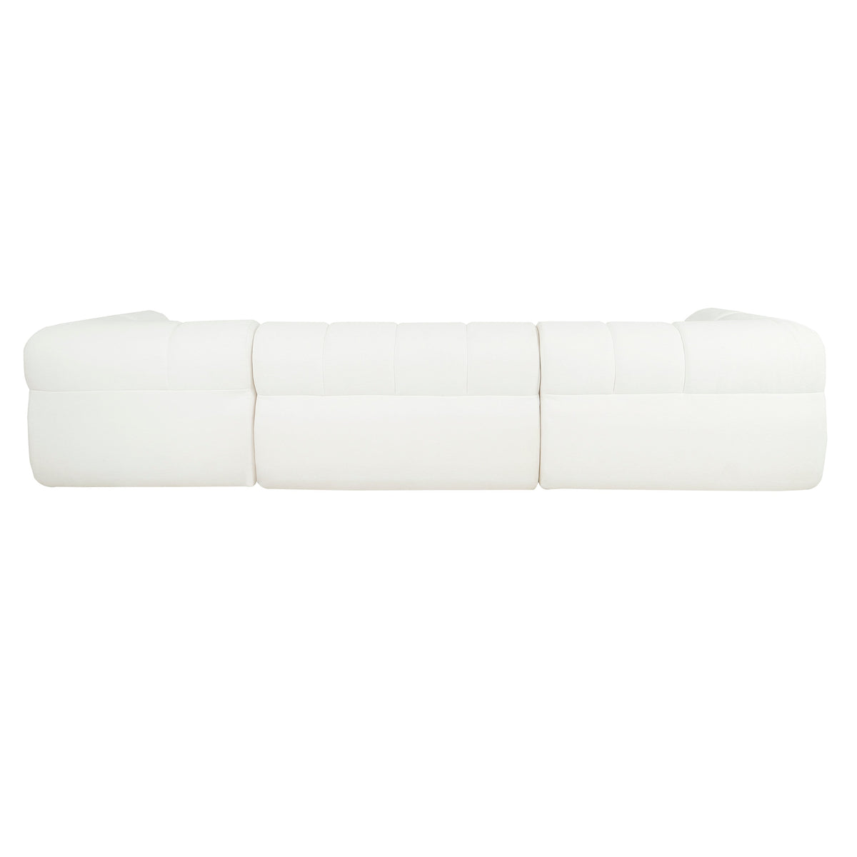 Modern L-Shaped Sectional Sofa with Chaise Lounge - Beige