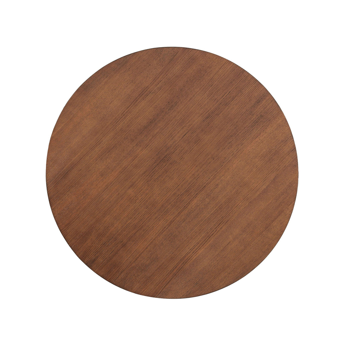 Round Dining Table with Durable MDF Construction - Cherry