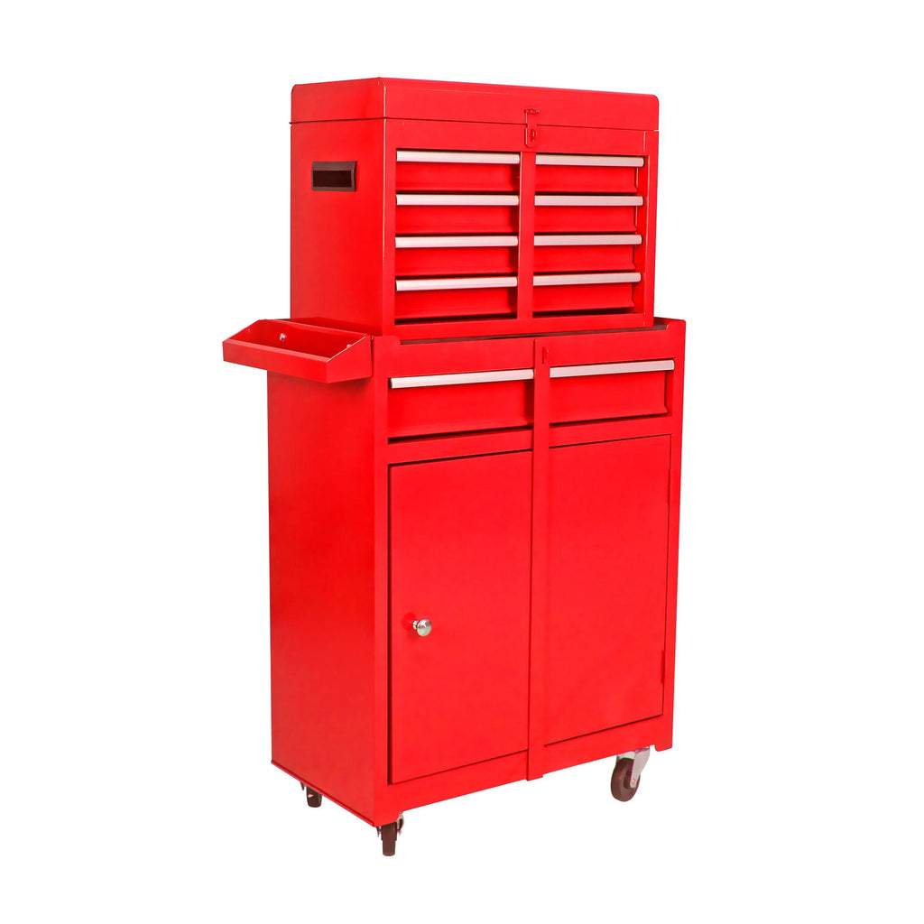 High Capacity Rolling Tool Chest With Wheels And Drawers, Storage Cabinet
