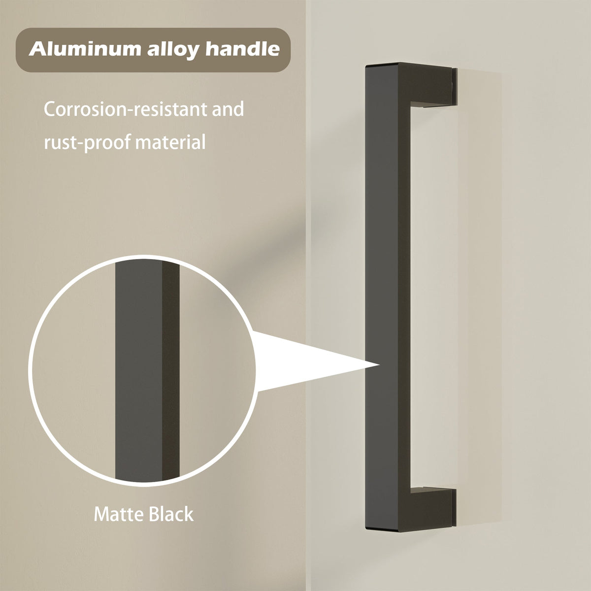 Frameless Pivot Shower Door with Clear Tempered Glass - Matte Black