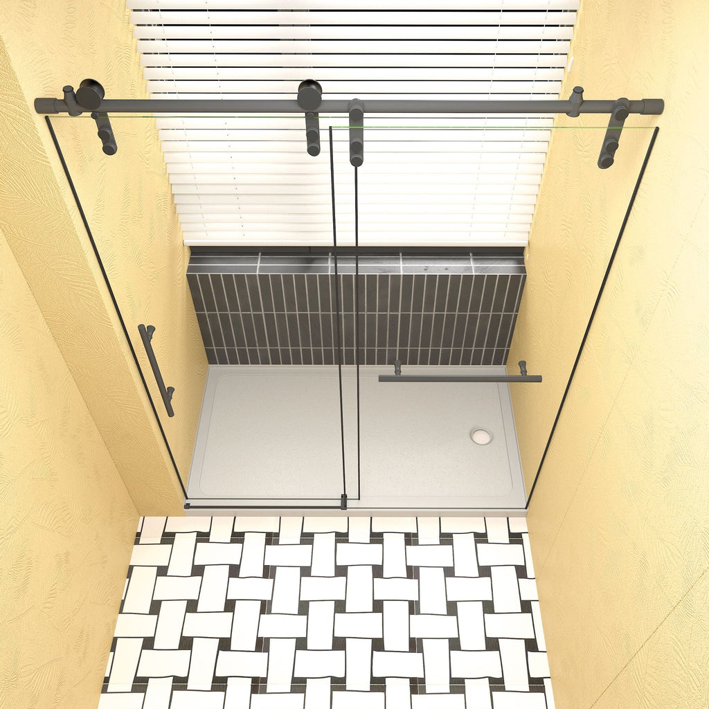 Shower Base Drain with Single Threshold Design - White