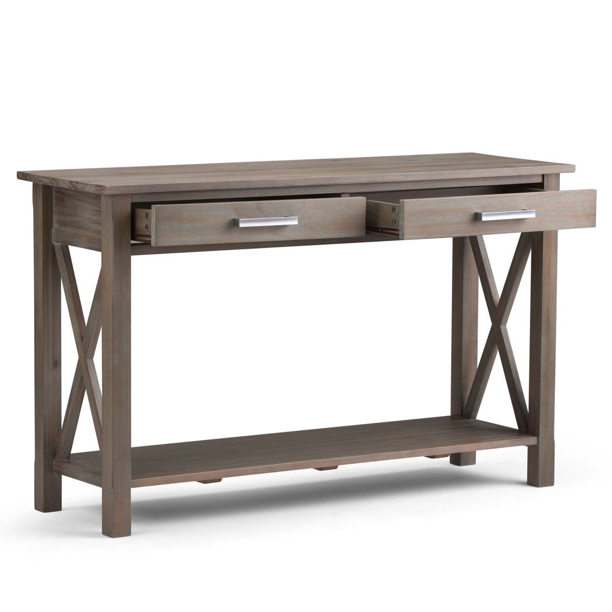 Handcrafted Console Table with Drawer Storage - Multiple Colors