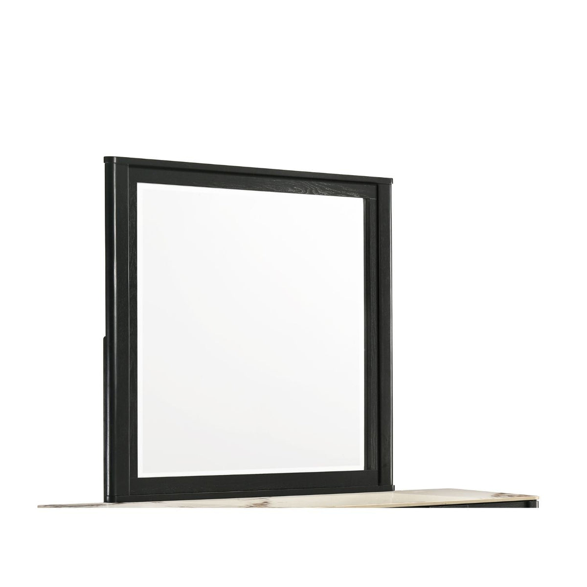 Black Bedroom Mirror with Deep Frame - Opel