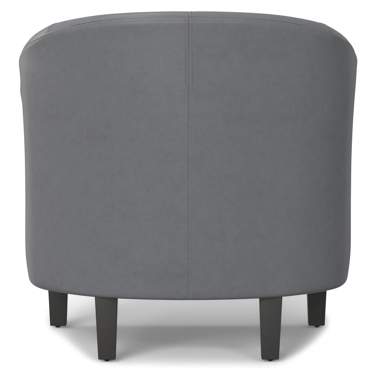 Transitional Tub Chair with Curved Back and Removable Cushion - Multiple Colors