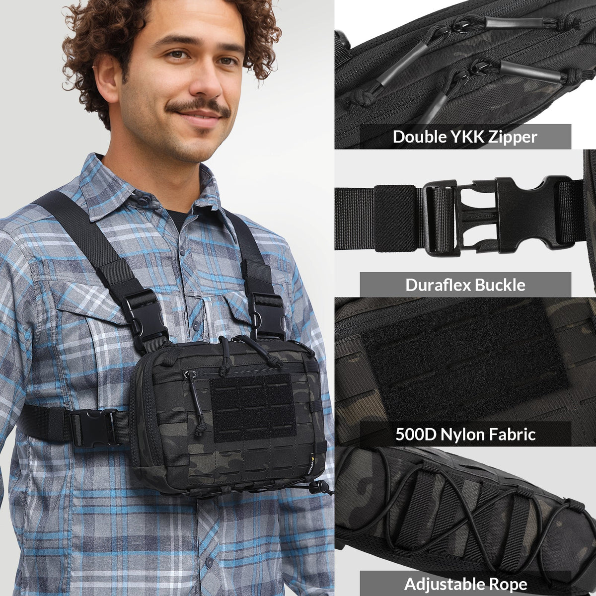 VOTAGOO® Tactical EDC Chest Rig