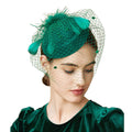 Ladies Feather Top Hat
