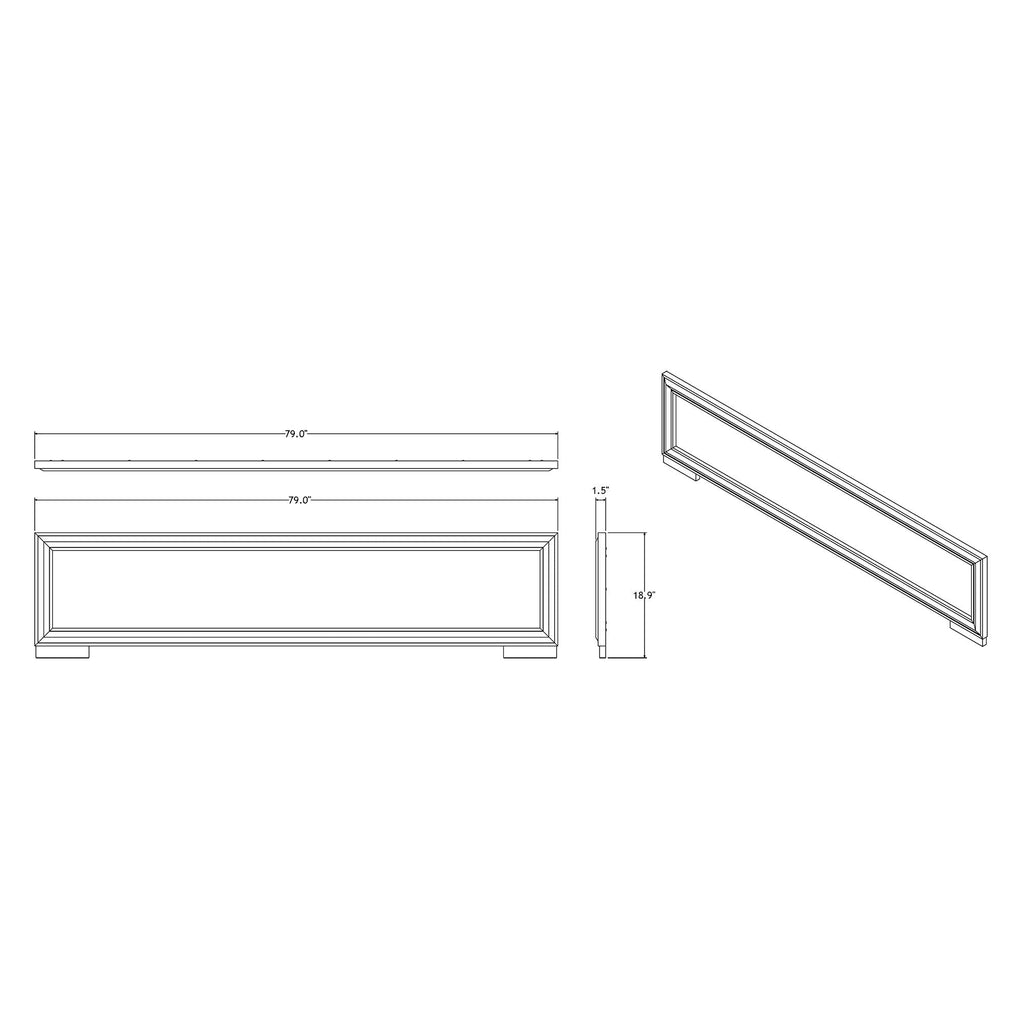 Adelaide - Bed With LED