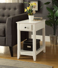 Bertie Accent Table - White