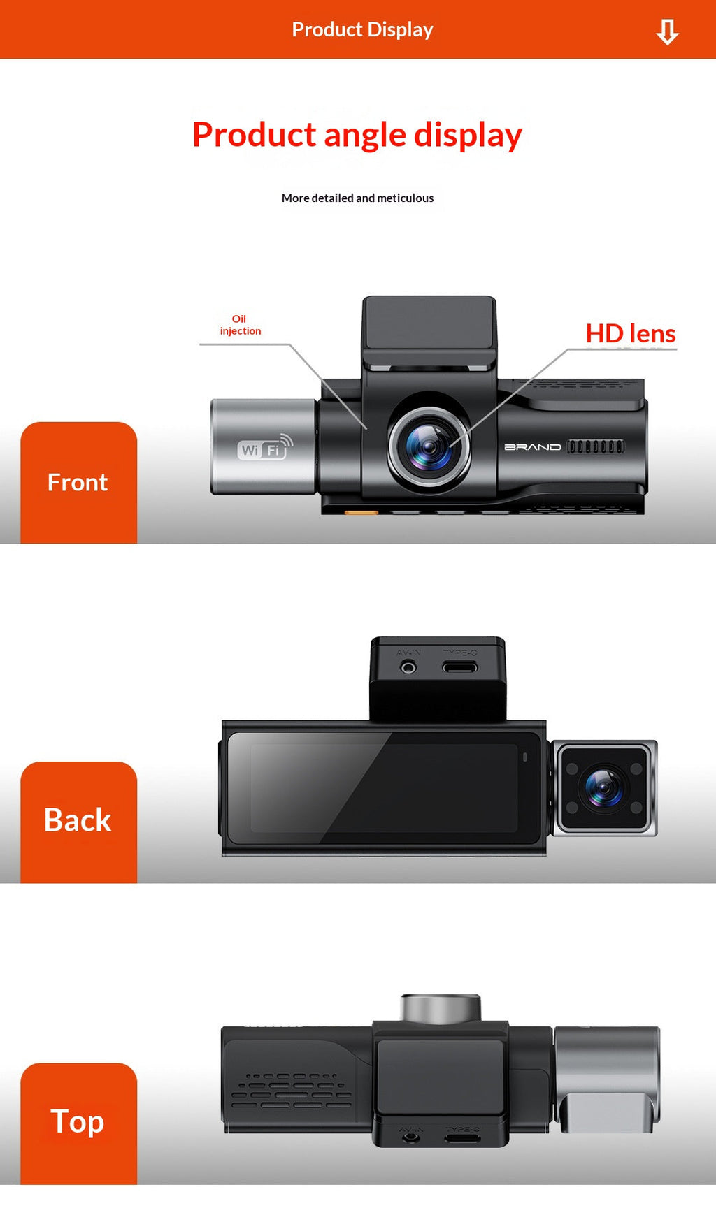 Three Versions Of 4K High-definition Car Dashcam