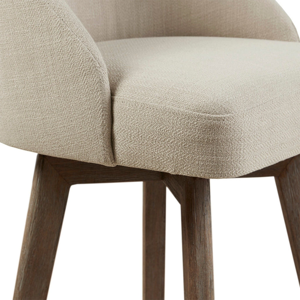Bar Stool With Swivel Seat with 360-Degree Rotation - Sand