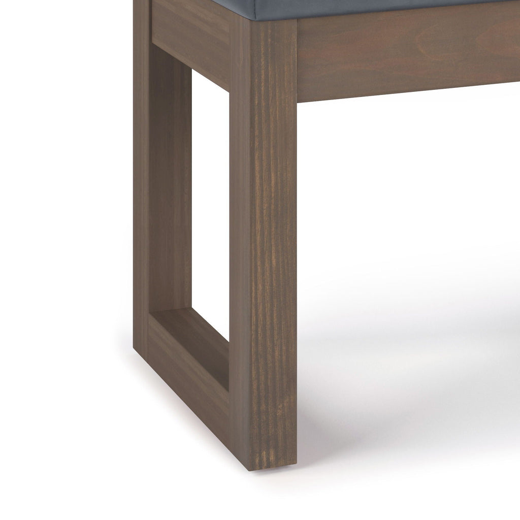 Milltown Upholstered Ottoman Bench with Versatile Design - Multiple Colors