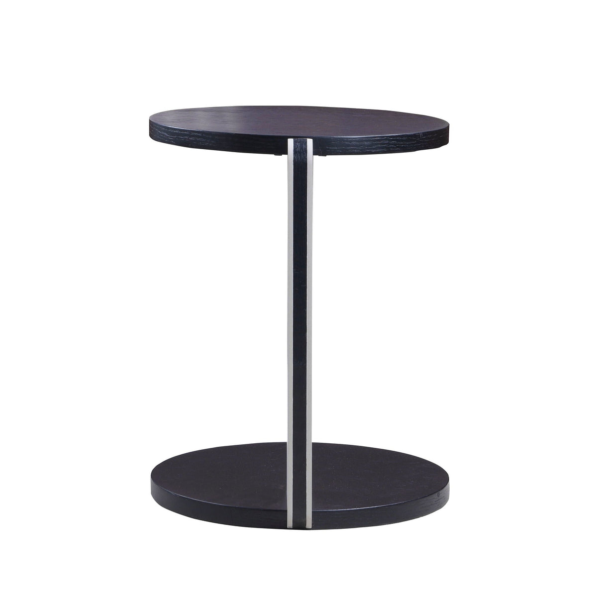 Round Coffee & End Table Set - Black