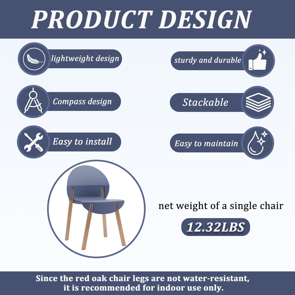 Traditional 4 Piece Outdoor Chair Set with Round Table - Multiple Colors