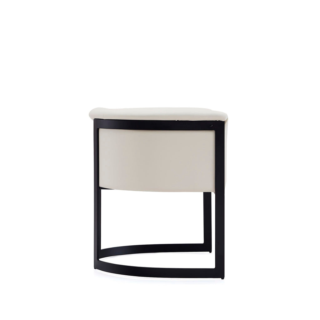 Corso Dining Chair with Modern Metal Frame - Available in Beige, Light Brown, Dark Gray