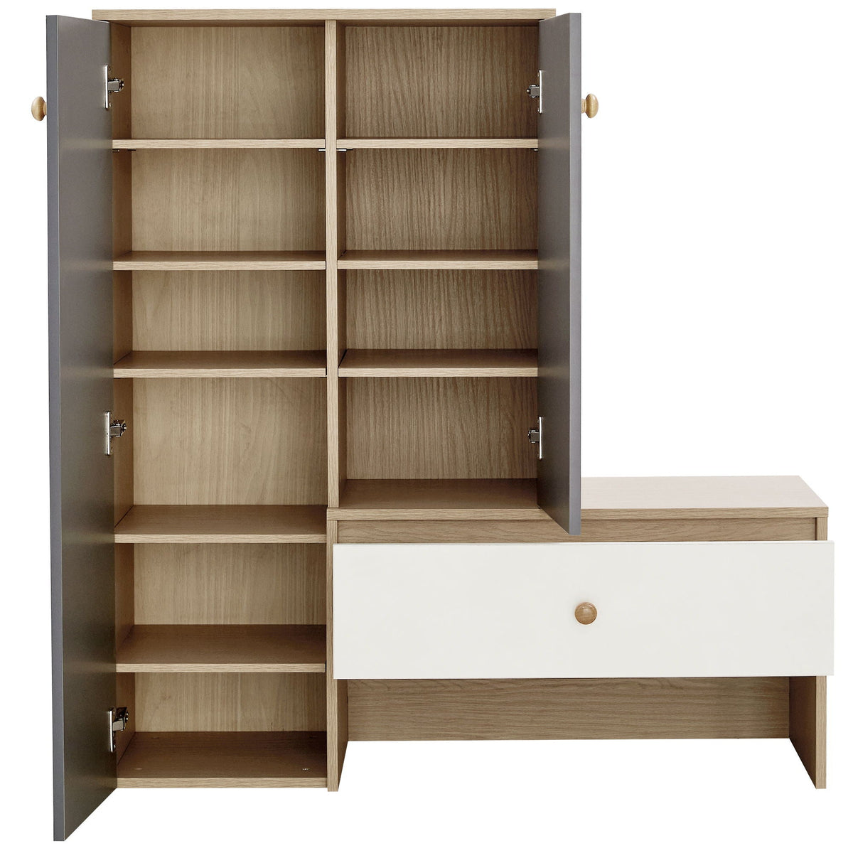 Modern Multi Functional Shoe Storage Bench & Cabinets
