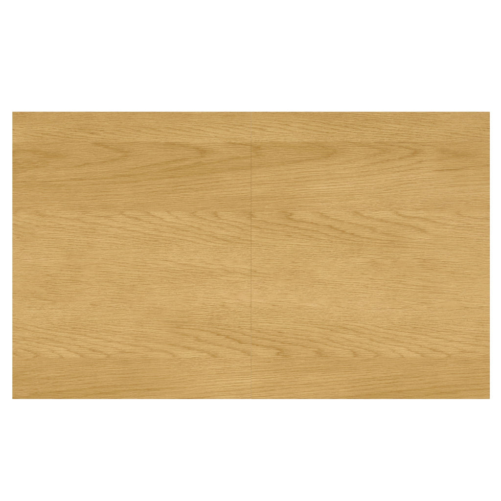 Contemporary Dining Table with Solid Oak Veneer - Light or Dark Brown