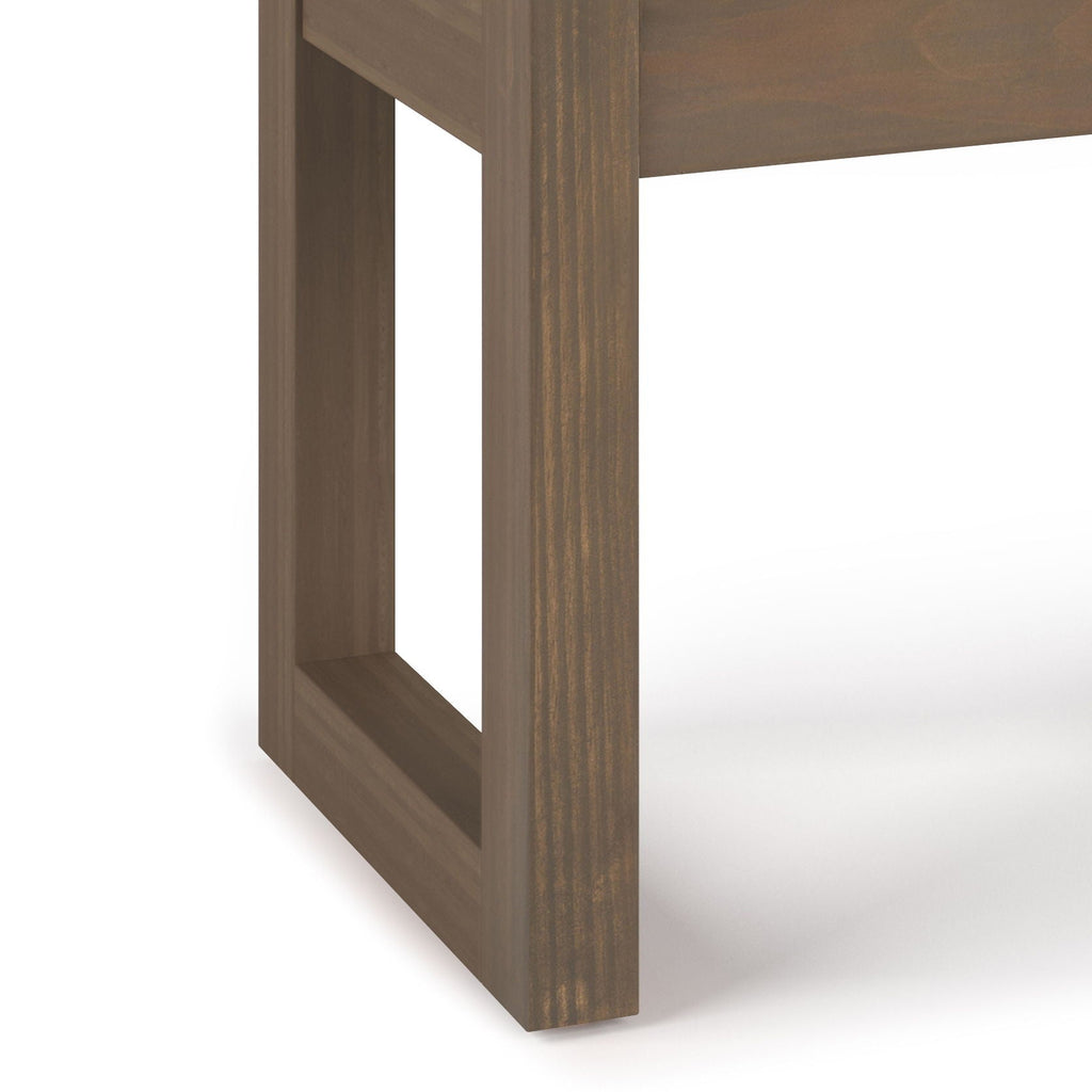 Milltown Upholstered Ottoman Bench with Versatile Design - Multiple Colors