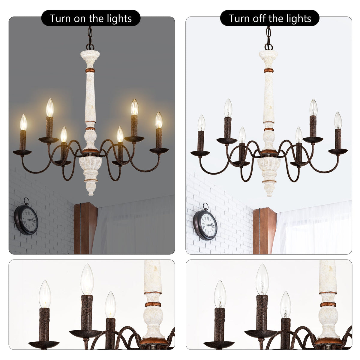Retro Living Room Lighting with Streamlined Retro Design - Metal