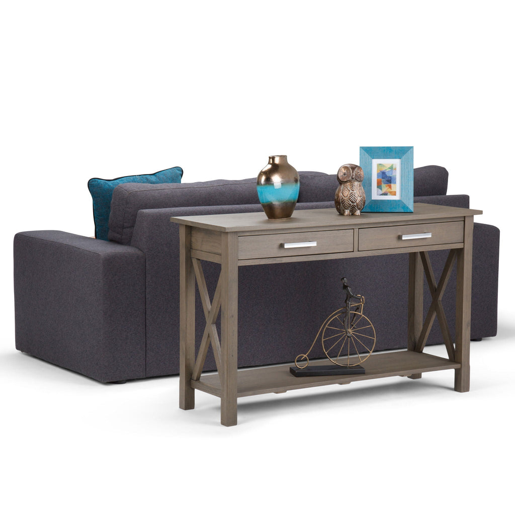 Handcrafted Console Table with Drawer Storage - Multiple Colors