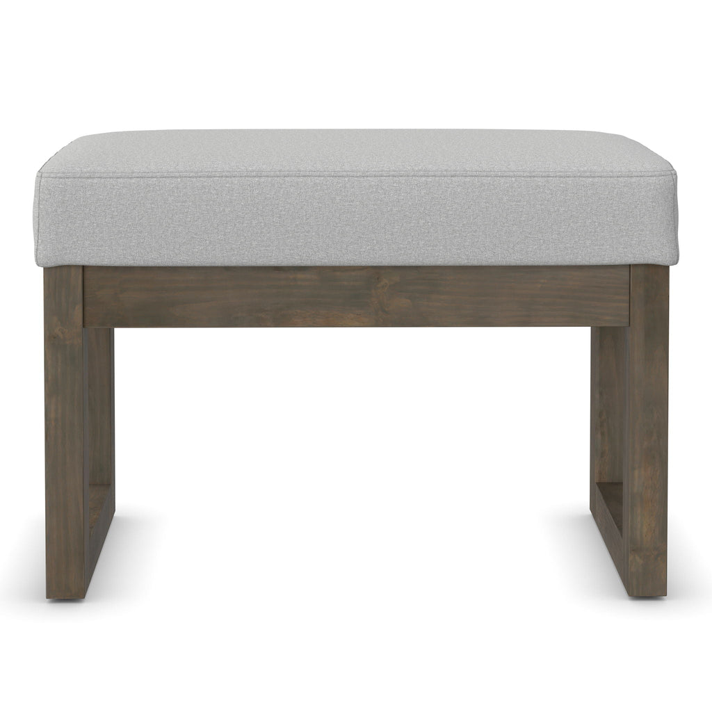 Milltown Upholstered Ottoman Bench with Versatile Design - Multiple Colors