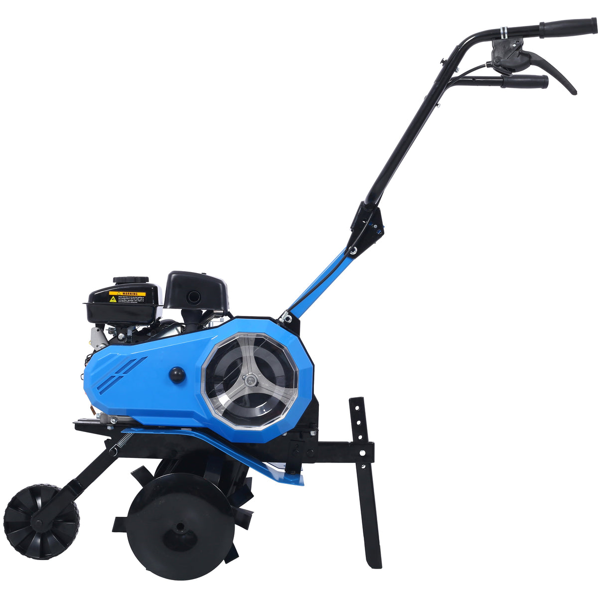 Gas-Powered Steel Tiller with 45.6-Inch Wide Path – Steel