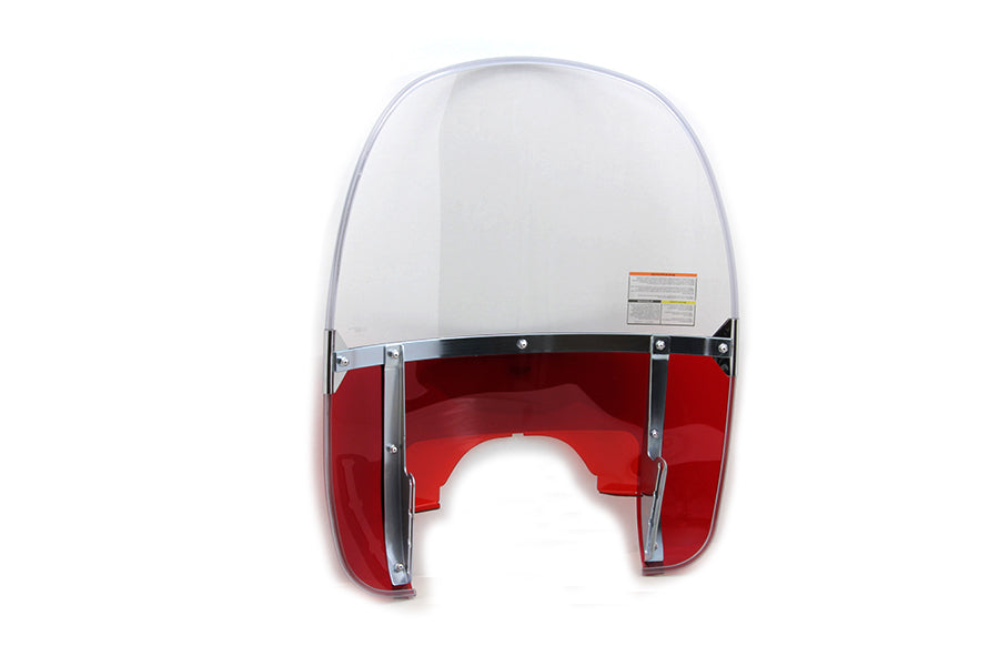 Beaded Windshield Red - N2236