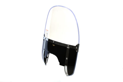 Beaded Windshield Black Lower - N2234