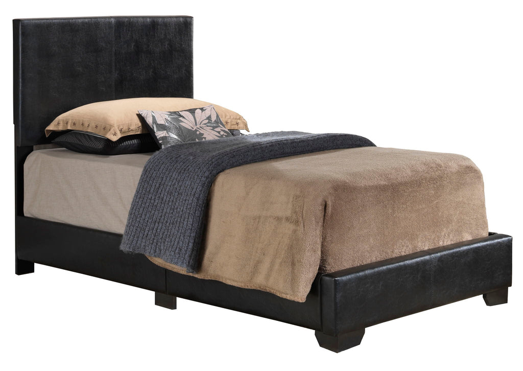 Elegant Platform Bed with Upholstered Finish - Multiple Colors