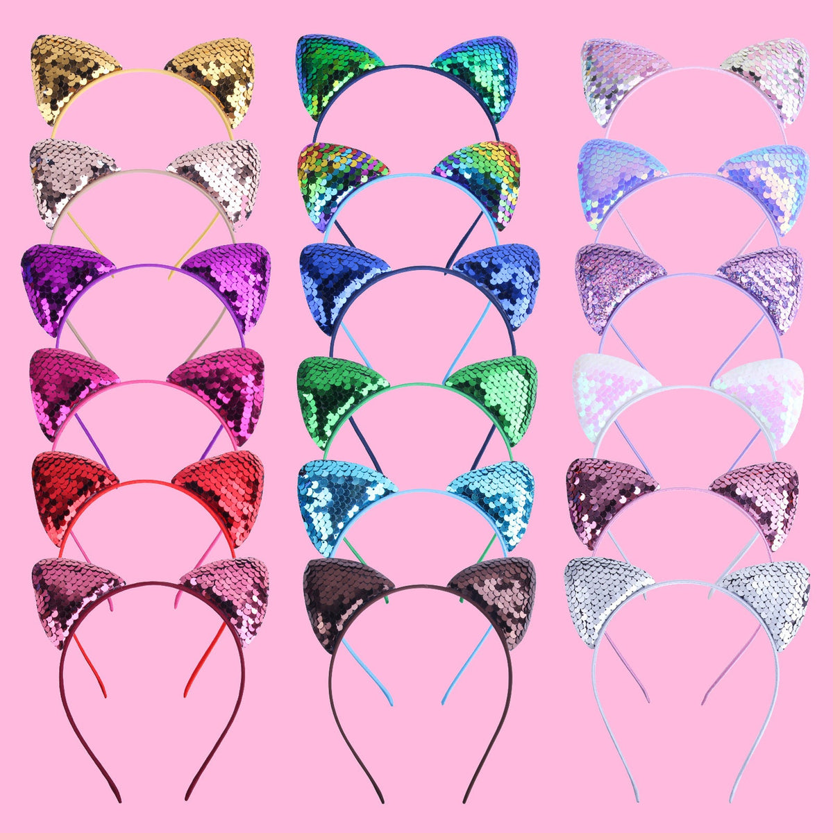 Cartoon Quicksand Headband Sweet Cat Ears