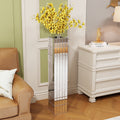 Mirrored Floor Vase with Modern MDF Construction - 36.02" Tall