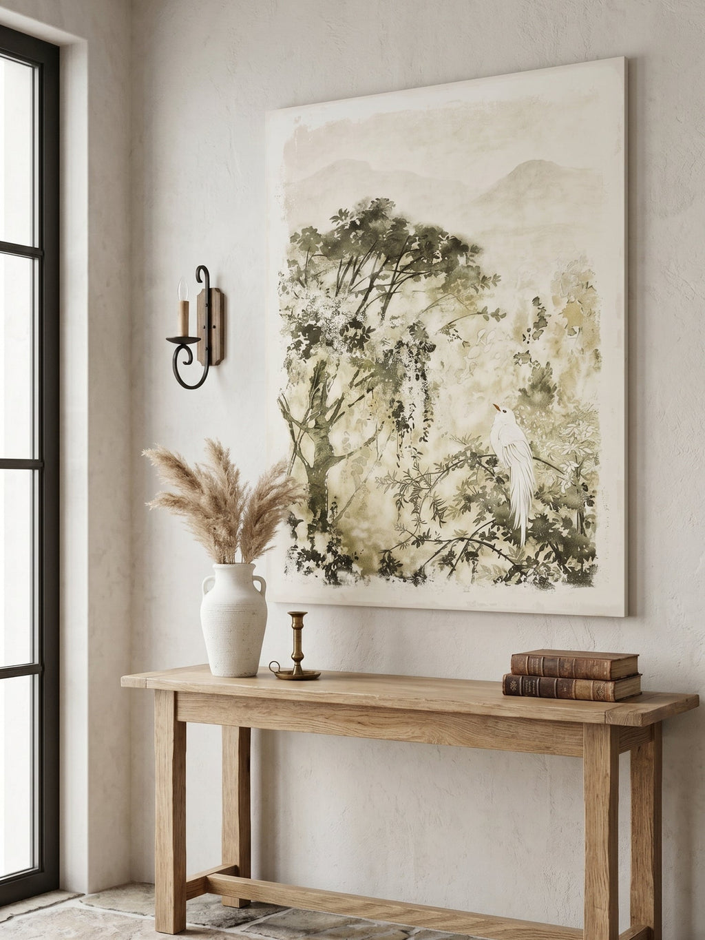 Ethereal Landscape Canvas Art with Premium Canvas – Multicolor