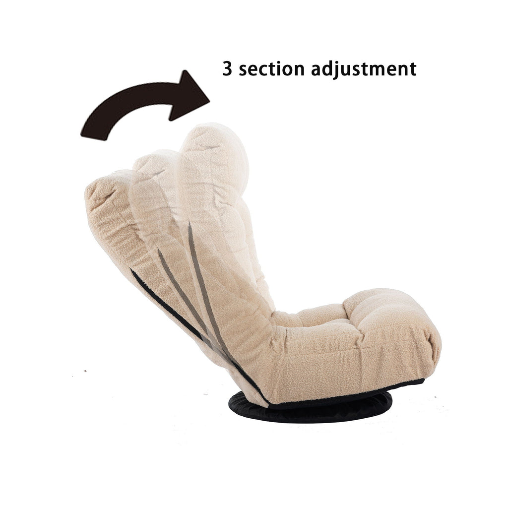Adjustable Japanese Reclining Floor Chair Sofa With Metal Frame