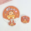 Cute folding group fan-car puffer fish-1