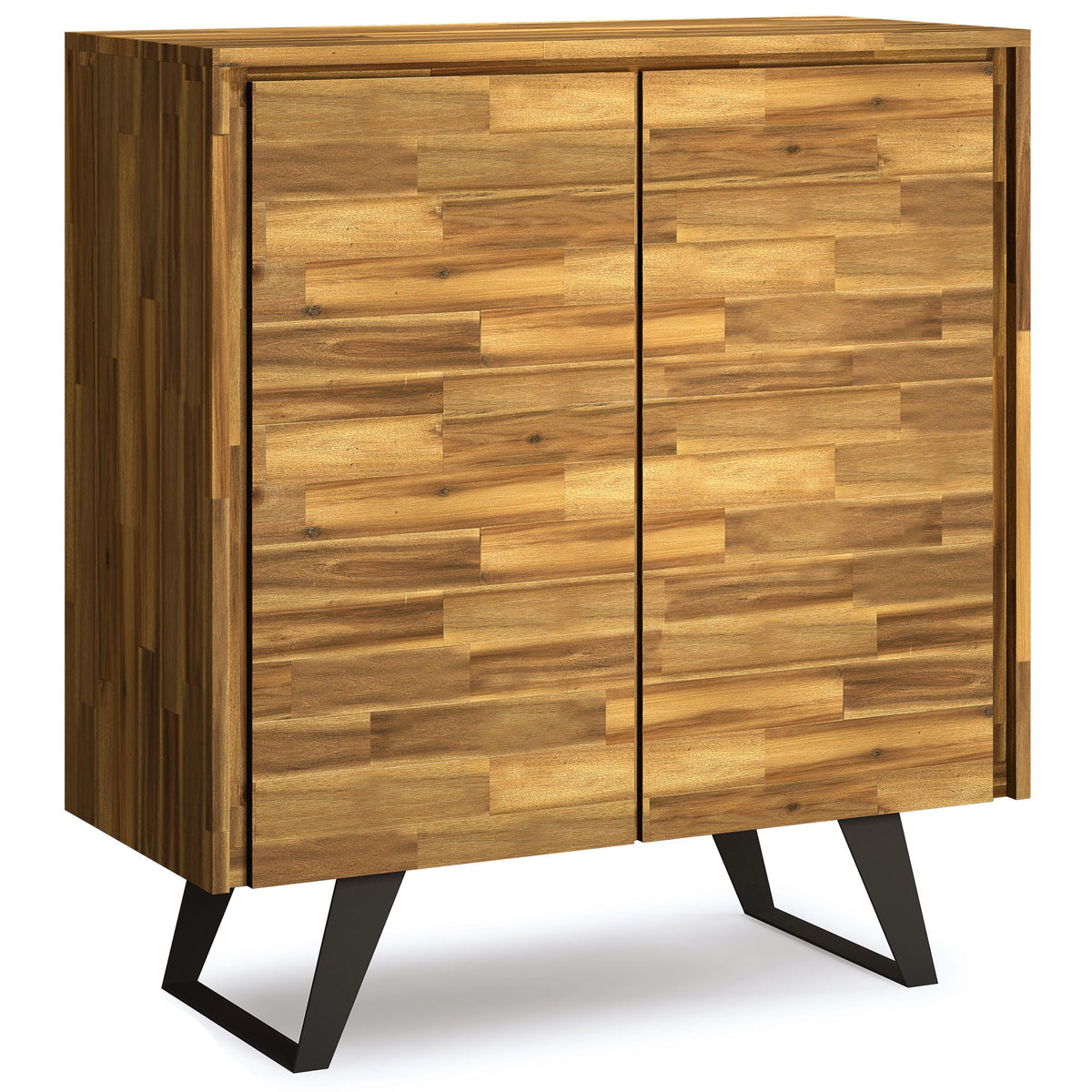 Lowry Medium Handcrafted Storage Cabinet with Adjustable Shelves - Choose Your Color