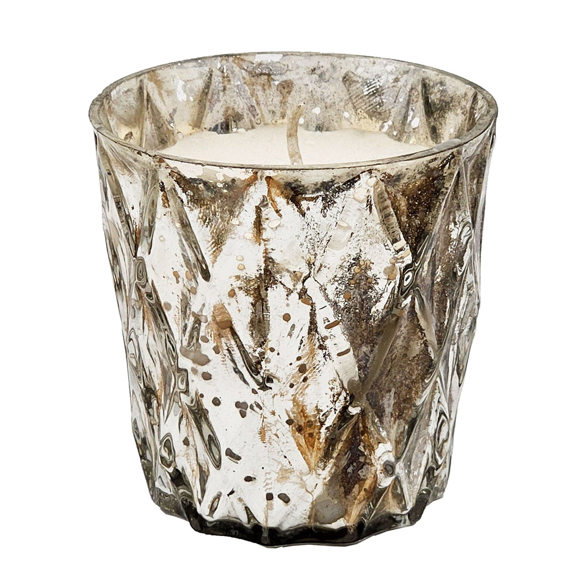 Scented Soy Wax Candle Set of 4 - Silver