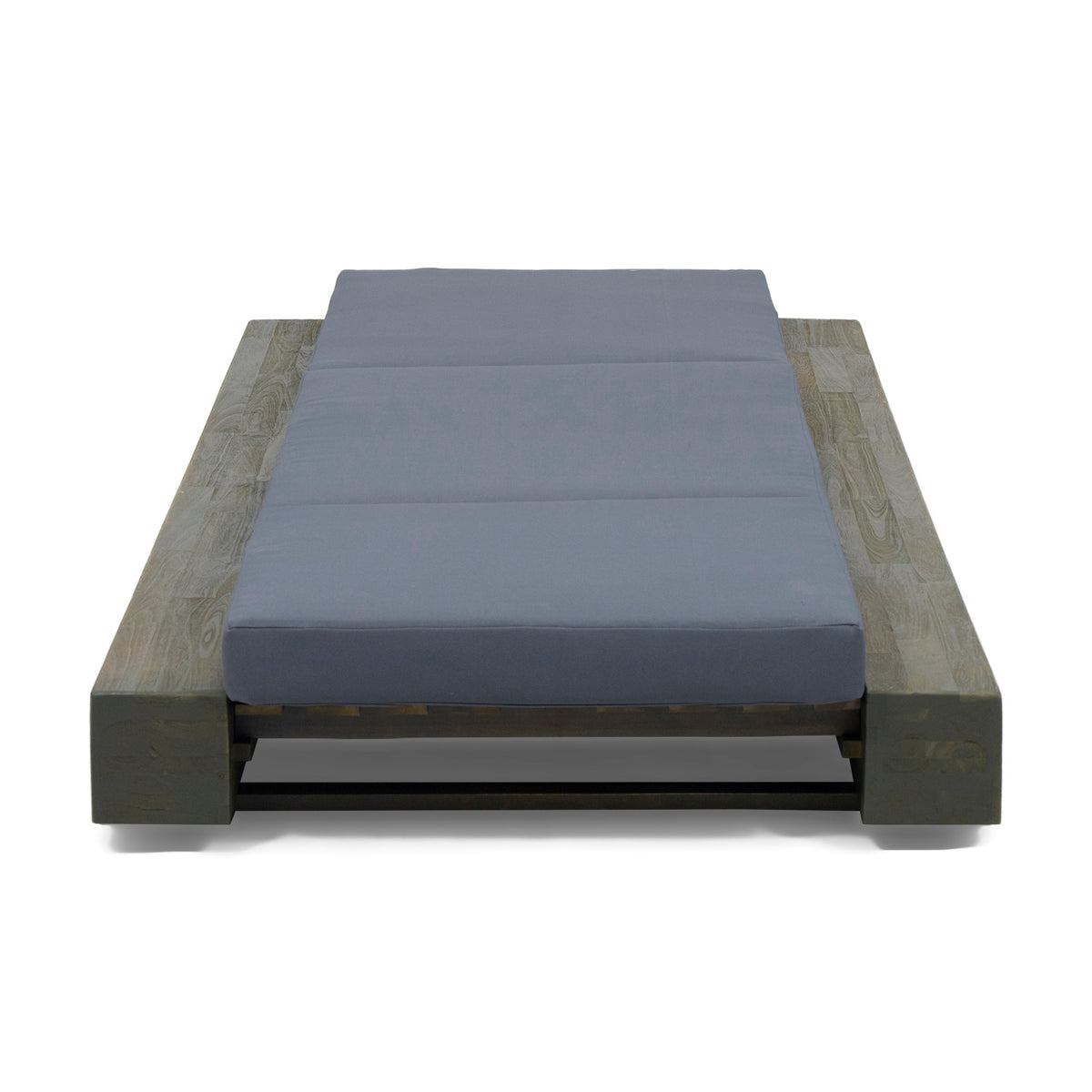 Gray Broadway Ian Chaise Lounge Cushion with Waterproof Fabric - Gray