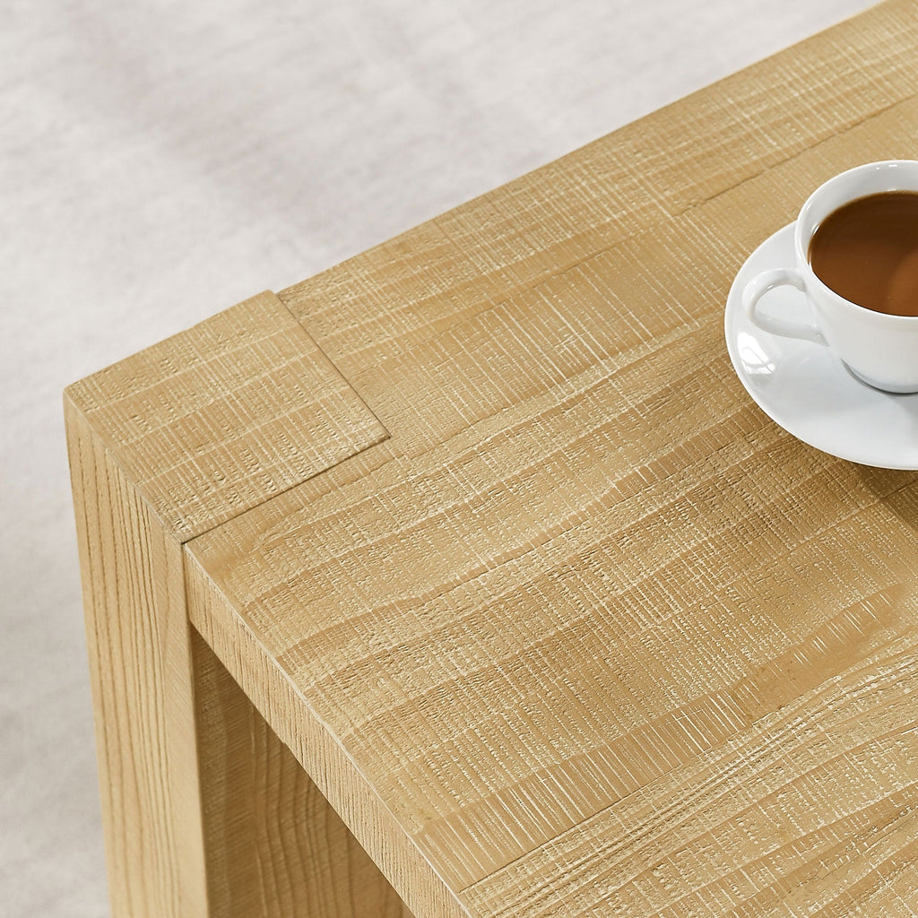 Modern Rectangle Coffee Table Set with Durable MDF Construction - 2-Piece